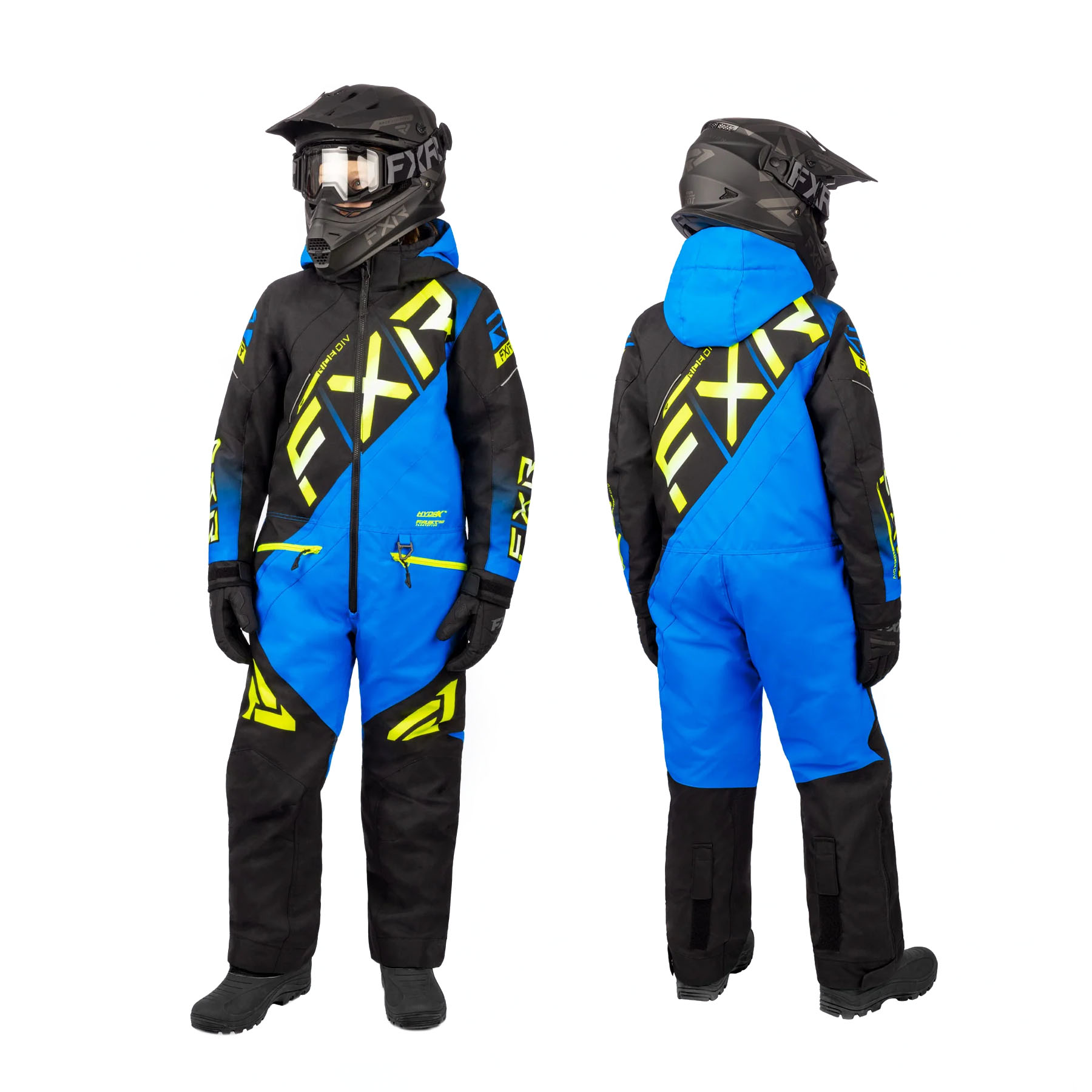 Комбинезон для снегохода (детский) FXR CX №6 blue-black (текстиль) (14Y)